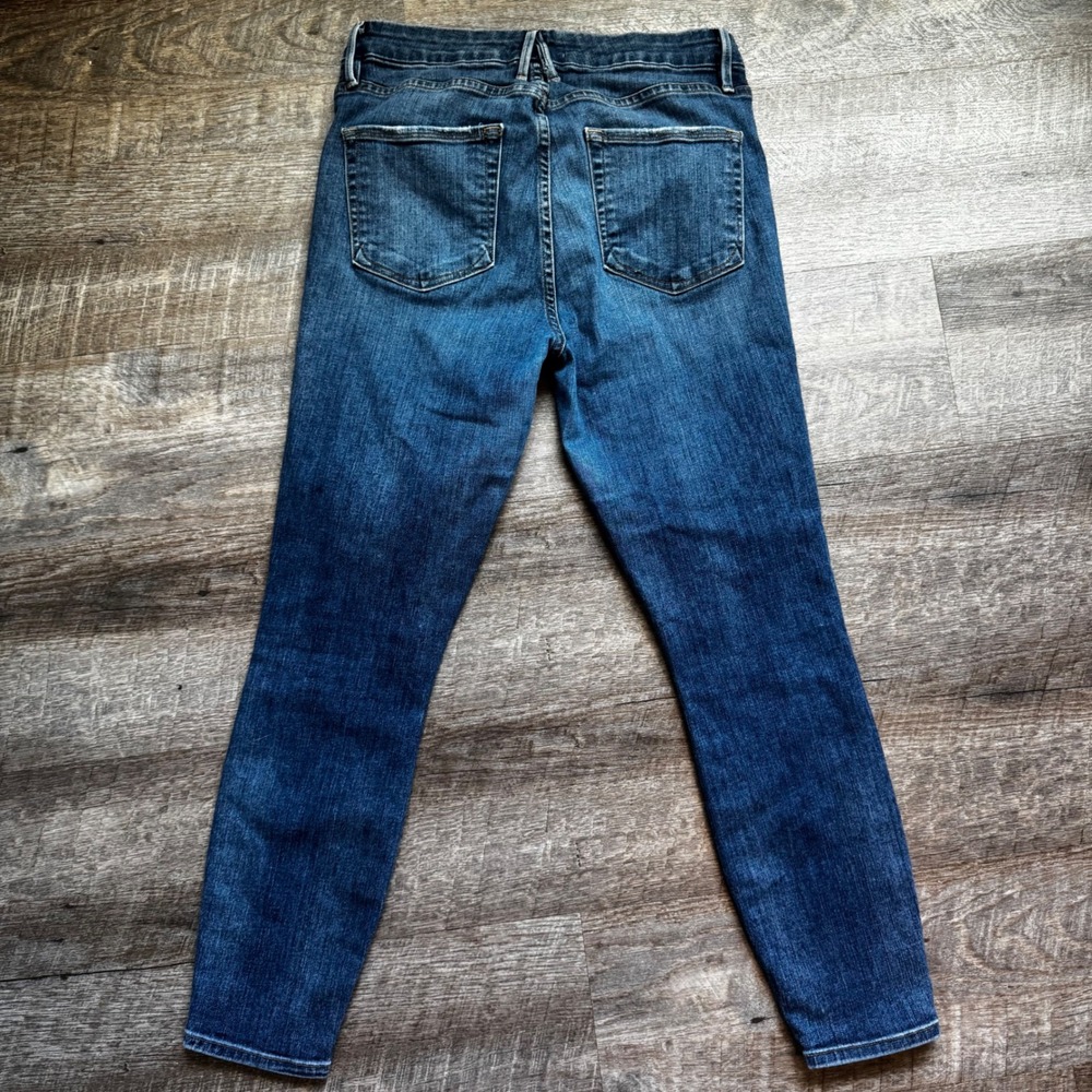 Good American Good Legs Skinny Jeans 8/29 High Rise Dark Wash Blue Gap-Proof - Picture 3 of 6